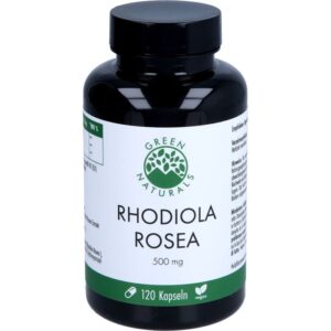 GREEN NATURALS Rhodiola Rosea 500 mg hochdos.Kaps. 120 St.