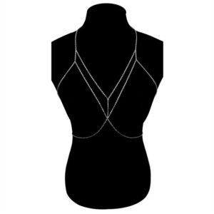 BOTRIBAS Collier Mode Frauen Sexy Pailletten Bh Bikini Beach Harness Halskette (1-tlg)