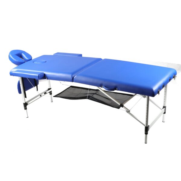 Body Coach faltbare Massagebank aus Aluminium mit Aufbewahrungsnetz