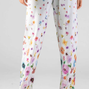 Nina von C Lounge Pants Loungewear Bright 38 mehrfarbig