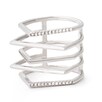 Pippa&Jean Pippa&Jean Ring Messing Zirkonia in Silber Ring 1.0 pieces