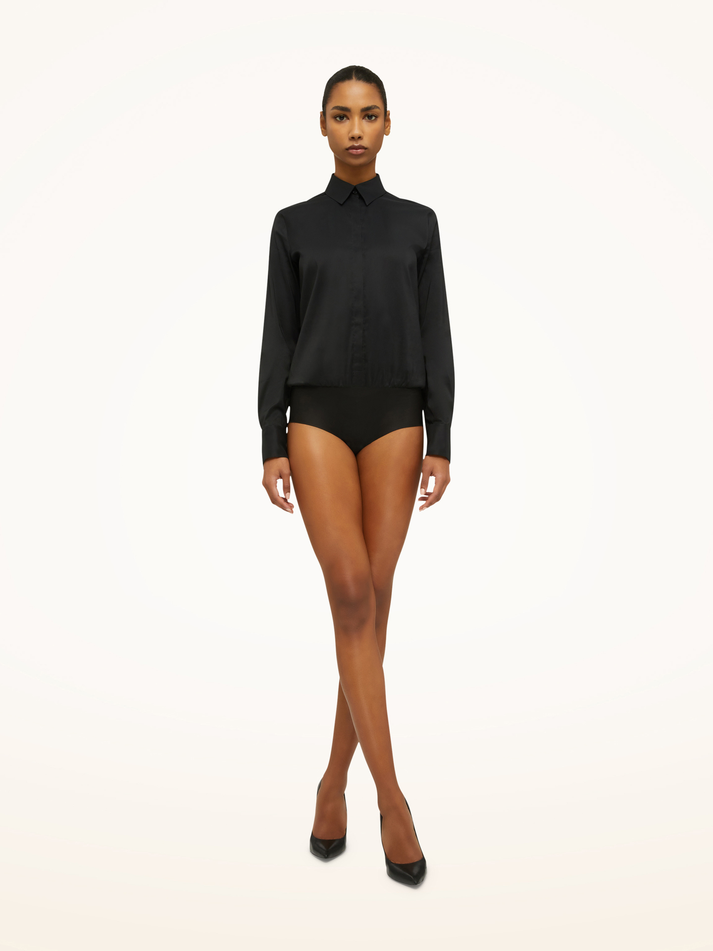 Wolford – London Effect Panty Body, Frau, black, Größe: 38