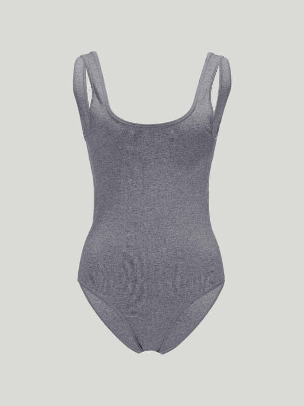 Wolford - Shaping Athleisure Bodysuit, Frau, grey melange, Größe: L
