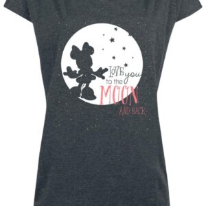MICKEY & MINNIE MOUSE DAMEN LOOSE-SHIRTMarke: Mickey & Minnie MouseModell: Moon Loose Shirt femaleProdukt Nr.: 46377Farbe: dunkelgrau meliertHauptmaterial: 50% Baumwolle