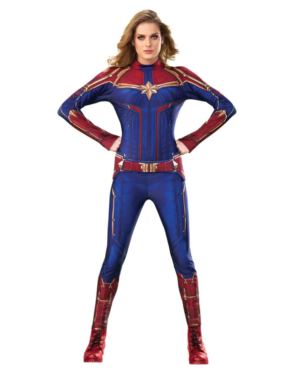 Captain Marvel Jumpsuit Kostüm Damen kaufen ✪ L