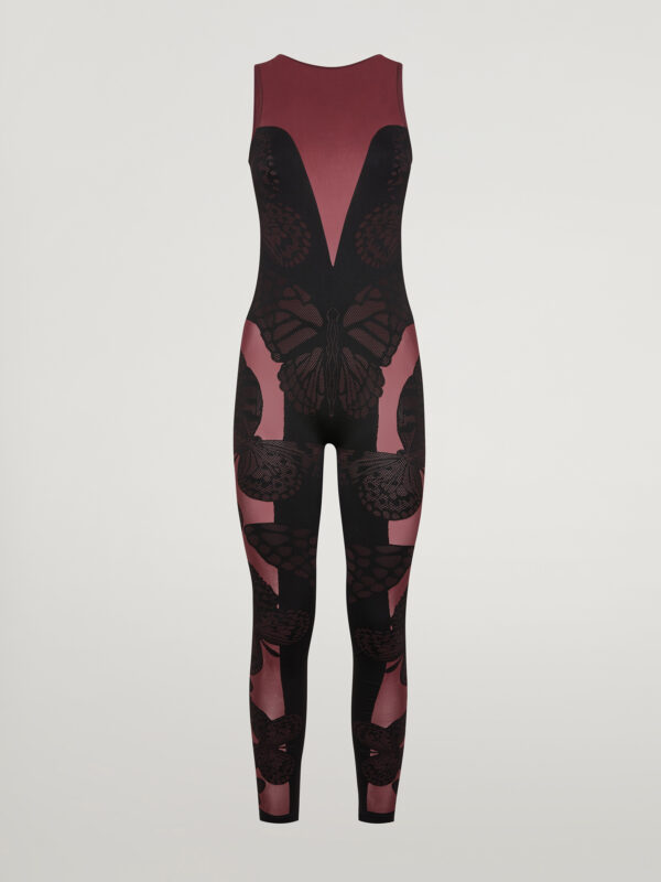 Wolford - Sporty Butterfly Jumpsuit, Frau, port royal/black, Größe: L