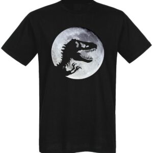JURASSIC PARK HERREN T-SHIRTMarke: Jurassic ParkModell: Moonlight T-Shirt maleProdukt Nr.: 46334Farbe: schwarzHauptmaterial: 100% BaumwolleDieses schwarze Herren T-Shirt besteht aus einem angenehmen Baumwollmaterial. Es hat einen runden Halsausschnitt